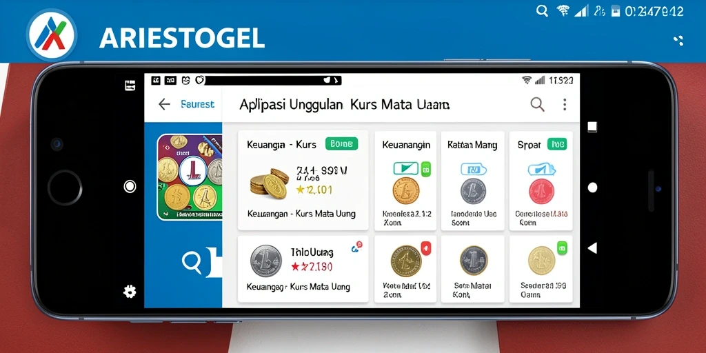 Tampilan antarmuka ARIESTOGEL yang sederhana dan informatif.