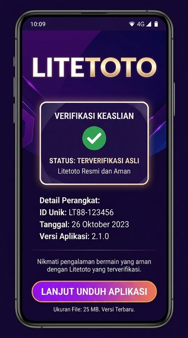 Tampilan kanal resmi litetoto